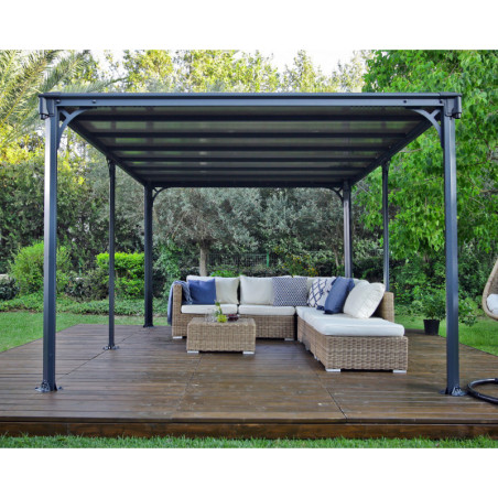 Pergola en aluminium et polycarbonate 316x436cm Milano™ 4300 - Palram - Canopia