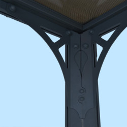 Pergola en aluminium et polycarbonate 316x436cm Milano™ 4300 - Palram - Canopia