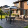 Pergola aluminium et polycarbonate 492x359cm Martinique 5000 Palram - Canopia