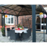 Pergola aluminium et polycarbonate 492x359cm Martinique 5000 Palram - Canopia