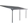 Pergola adossée ajustable en aluminium 3,05x6,18m X-METAL