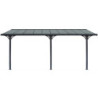 Pergola adossée ajustable en aluminium 3,05x6,18m X-METAL