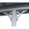 Pergola adossée ajustable en aluminium 3,05x6,18m X-METAL