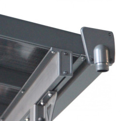 Pergola adossée ajustable en aluminium 3,05x6,18m X-METAL