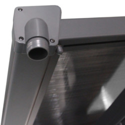 Pergola adossée ajustable en aluminium 3,05x6,18m X-METAL