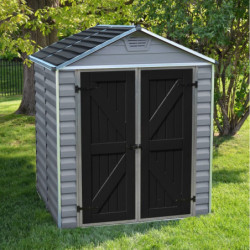 Abri en polycarbonate 2,65m² Skylight Deco + Plancher Palram - Canopia