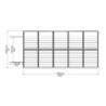 Abri de jardin en polycarbonate gris 6,59m² Skylight Deco Palram - Canopia