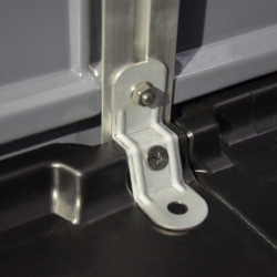 Abri de jardin en polycarbonate gris 6,59m² Skylight Deco Palram - Canopia