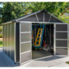 Abri de jardin 7,9m² sans plancher en polycarbonate YUKON - Palram - Canopia