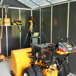 Abri de jardin 7,9m² sans plancher en polycarbonate YUKON - Palram - Canopia