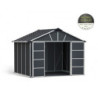 Abri de jardin 7,9m² en polycarbonate YUKON + plancher - Palram - Canopia