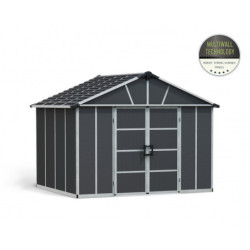 Abri de jardin 7,9m² en polycarbonate YUKON + plancher - Palram - Canopia