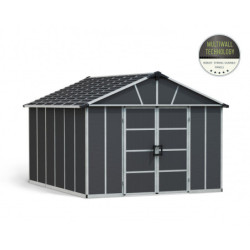 Abri de jardin YUKON en polycarbonate 11,7m² avec plancher Palram - Canopia