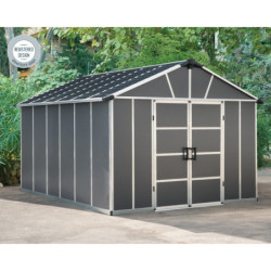 Abri de jardin YUKON en polycarbonate 11,7m² avec plancher Palram - Canopia