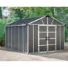 Abri de jardin YUKON en polycarbonate 11,7m² avec plancher Palram - Canopia