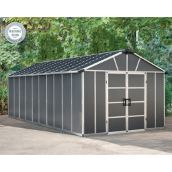 Abri de jardin 21,3m² en polycarbonate sans plancher YUKON Palram - Canopia