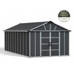 Abri de jardin 21,3m² en polycarbonate sans plancher YUKON Palram - Canopia