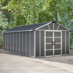 Abri de jardin 21,3m² en polycarbonate avec plancher YUKON Palram - Canopia