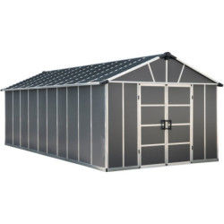 Abri de jardin 21,3m² en polycarbonate avec plancher YUKON Palram - Canopia