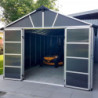 Abri de jardin 21,3m² en polycarbonate avec plancher YUKON Palram - Canopia