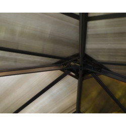 Pergola fermée Ledro 3600 en aluminium et polycarbonate - Canopia