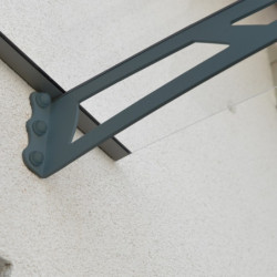 Marquise porte d'entrée transparente AQUILA ™1500 – Palram - Canopia