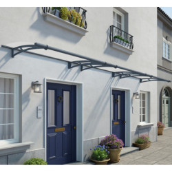 Marquise porte d'entrée transparente AQUILA™ 4500 - Palram - Canopia