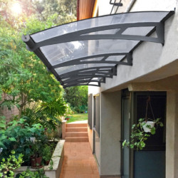 Marquise porte d'entrée transparente AQUILA™ 4100 - Palram - Canopia