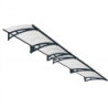 Marquise porte d'entrée transparente AQUILA™ 4100 - Palram - Canopia