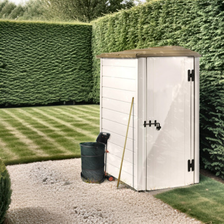 Abri 1,16m²  PVC, monopente réversible Evo Tuscany 100.1 – Garofalo