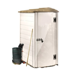 Abri 1,16m²  PVC, monopente réversible Evo Tuscany 100.1 – Garofalo