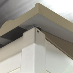 Abri 1,16m²  PVC, monopente réversible Evo Tuscany 100.1 – Garofalo