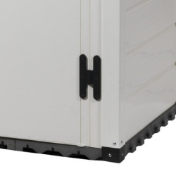 Abri monopente en PVC 1,32m² + plancher Evo Tuscany 100 – Garofalo