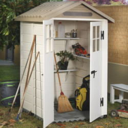 Abri 1,97m² en PVC, avec plancher Evo Tuscany 120 – Garofalo