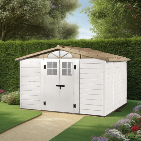 Abri 6,85m² en PVC, avec plancher Evo Tuscany 280 – Garofalo