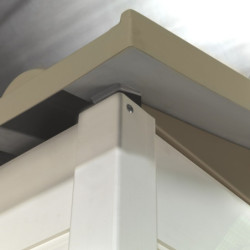 Abri 6,85m² en PVC, avec plancher Evo Tuscany 280 – Garofalo