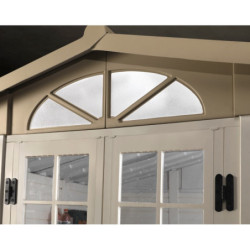 Abri 6,85m² en PVC, avec plancher Evo Tuscany 280 – Garofalo