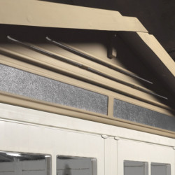 Abri 6,85m² en PVC, avec plancher Evo Tuscany 280 – Garofalo