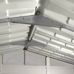 Abri 6,85m² en PVC, avec plancher Evo Tuscany 280 – Garofalo