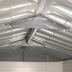 Abri 6,85m² en PVC, avec plancher Evo Tuscany 280 – Garofalo