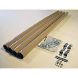 Abri 6,85m² en PVC, avec plancher Evo Tuscany 280 – Garofalo