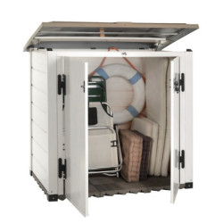 Coffre de jardin en résine avec plancher 1100L BOX EVO 100 – Garofalo