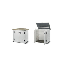 Coffre de jardin en résine avec plancher 1100L BOX EVO 100 – Garofalo