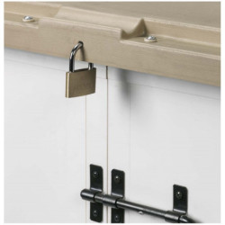 Coffre de jardin en résine avec plancher 1100L BOX EVO 100 – Garofalo