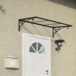 Marquise porte d'entrée en polycarbonate 2 mm VENUS™ 1350 – Palram - Canopia
