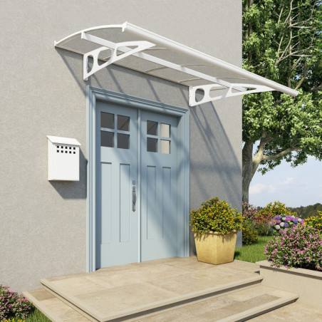 Marquise d'entrée en acrylique 3mm Bordeaux™ 2230 Palram Canopia