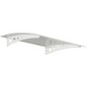 Marquise porte d'entrée avec polycarbonate Lyra™ 1350 – Canopia