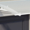 Marquise porte d'entrée avec polycarbonate Lyra™ 1350 – Canopia