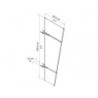 Marquise porte d'entrée avec acrylique transparent Pegasus™ 620 - Palram - Canopia