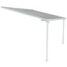 Pergola ajustable en aluminium laqué blanc 3,05x3,14m X-METAL